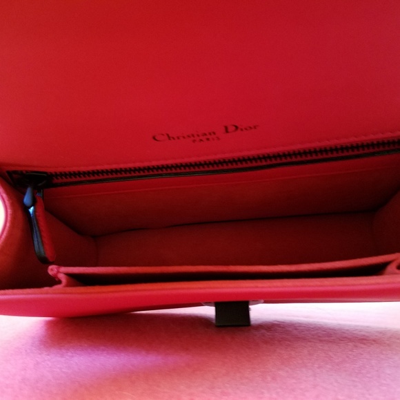 New Diorama ultra matte calfskin 2018 red  bag - Picture 5 of 8